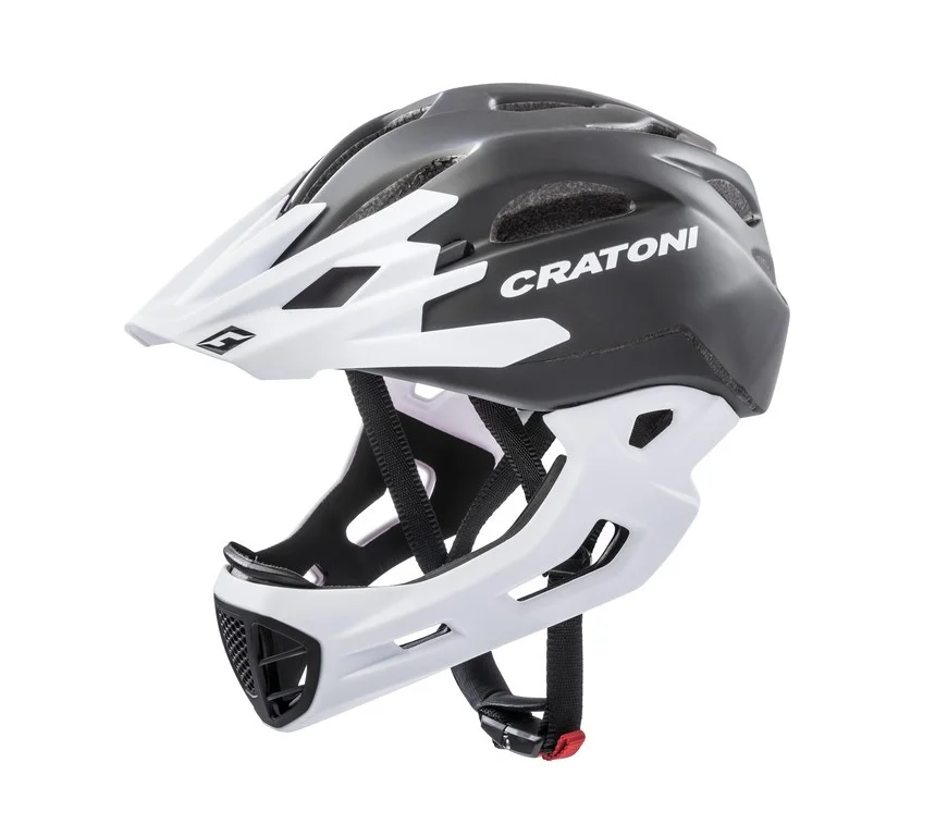 CASCO CRATONI C-MANIAC (52-56) NERO / BIANCO - OPACO