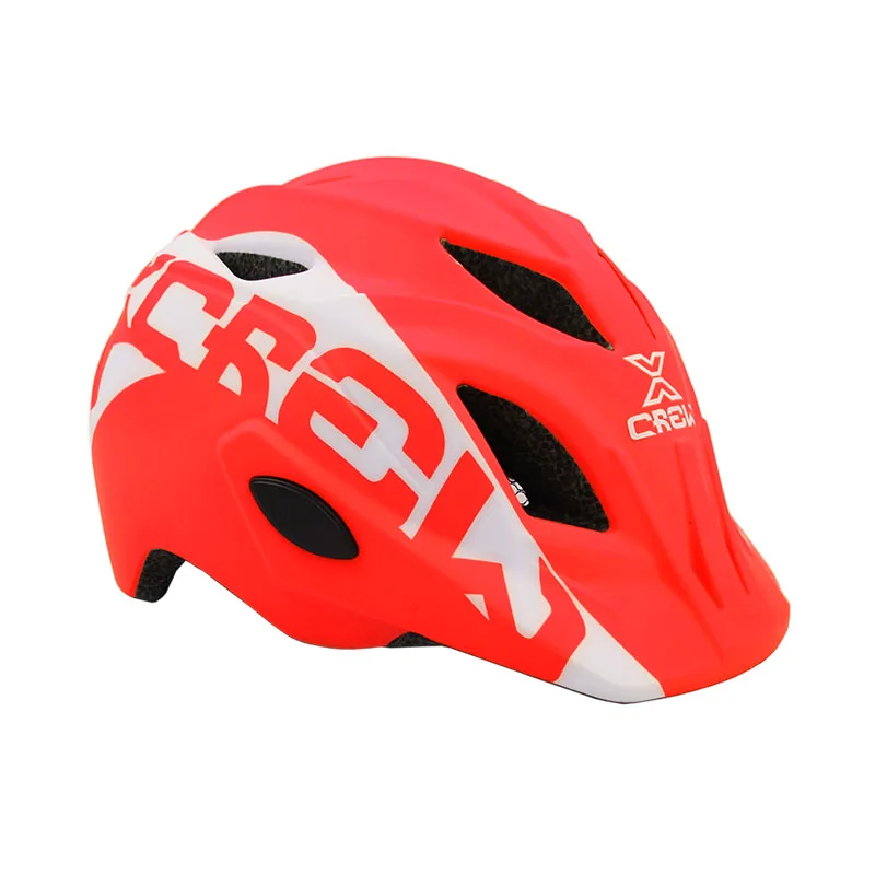 CASCO JUNIOR "X-CREW" ROSSO TAGLIA M (52/56CM)