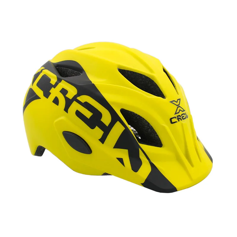 CASCO JUNIOR "X-CREW" GIALLO TAGLIA M (52/56CM)