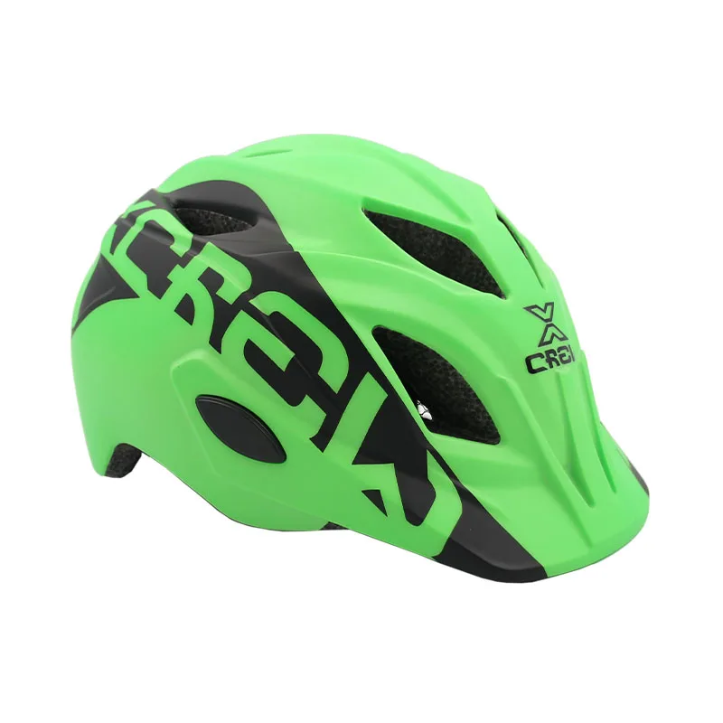 CASCO JUNIOR "X-CREW" VERDE TAGLIA M (52/56CM)