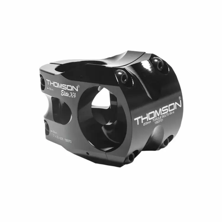 [2681515500] Thomson Attacco Manubrio Elite X4 Nero 